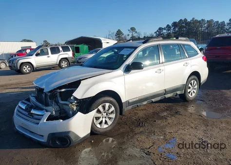 2013 Subaru Outback 2.5I from USA, damaged, VIN 4S4BRCAC6D1319830